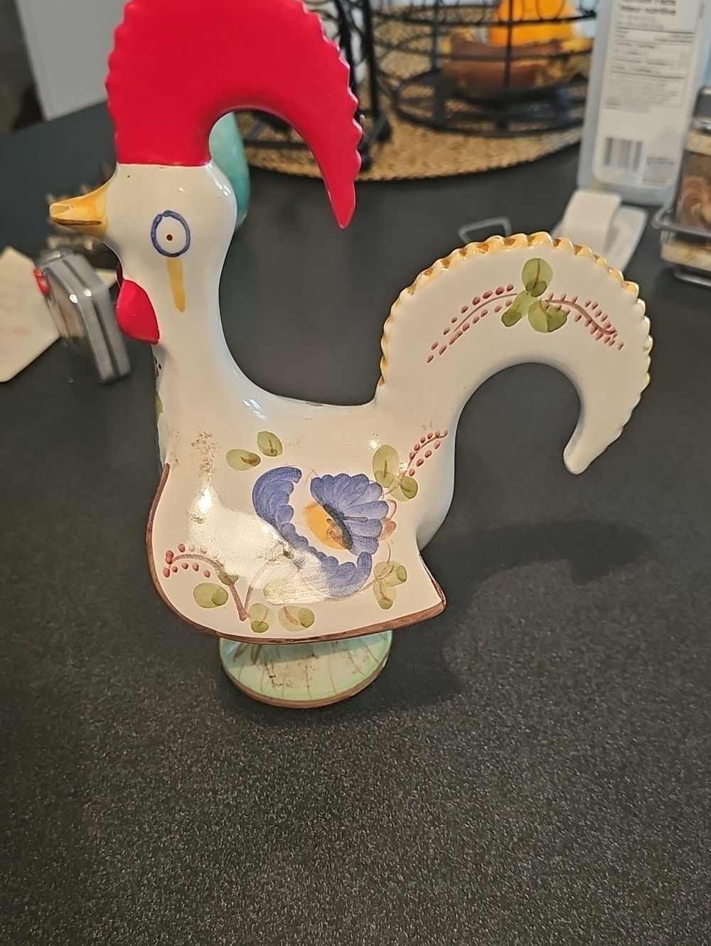 Vintage Rooster Of Barcelos Figurine